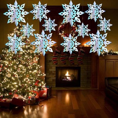 3D Ολογραφικές Χιονονιφάδες (6τμχ) | HOLOFLAKE